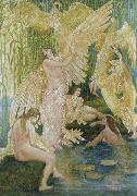 Walter Crane The Swan Maidens china oil painting artist